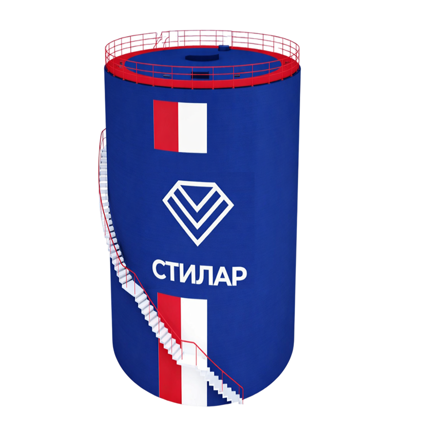 Цельносварной резервуар РВС для битума 10 м³ от завода-производителя