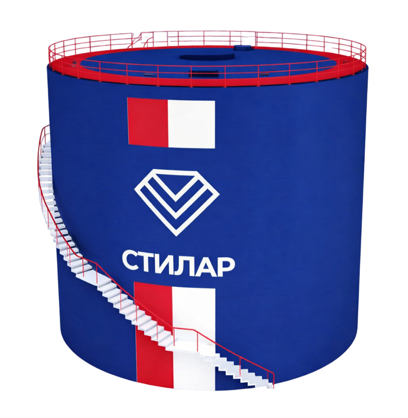 Цельносварной резервуар РВС для технической воды 125 м³ от завода-производителя